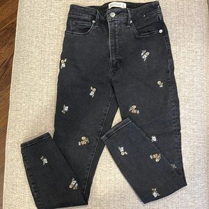 Abercrombie high rise super skinny
